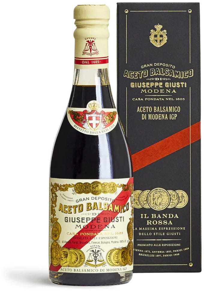 Giuseppe Giusti- Aceto Balsamico di Modena IGP – 5 Gouden Medailles “Banda Rossa” – Premium Balsamico Azijn