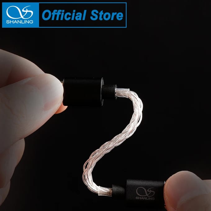 SHANLING L3 Neotech Pure Silver audiokabel High-End geluidsoverdracht Type-C Lightning naar Type-C voor UA3 UA5 DAC iOS Android