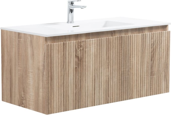 LINEA UNO - Havi 100 - Licht eiken - Badmeubel - - 301748