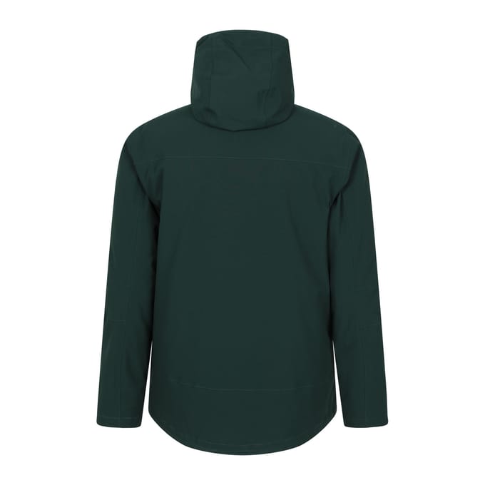 Mountain Warehouse Heren Sycamore 3-in-1 Waterdichte Jas (Donkergroen)