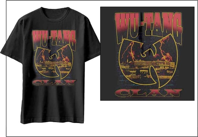 WuTang Clan - Lightning Infill W Heren T-shirt - L - Zwart