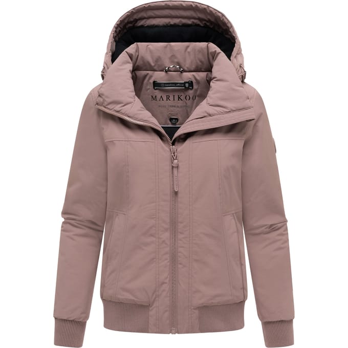 Marikoo dames winter bomberjack Mooni met fleecevoering