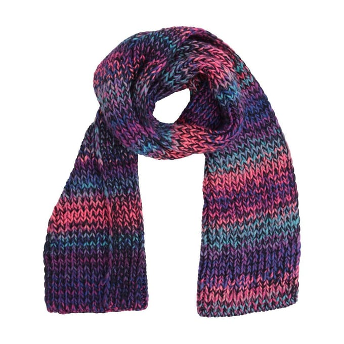 Mountain Warehouse Dames Chunky Gebreide Sjaal (Donkerpaars)