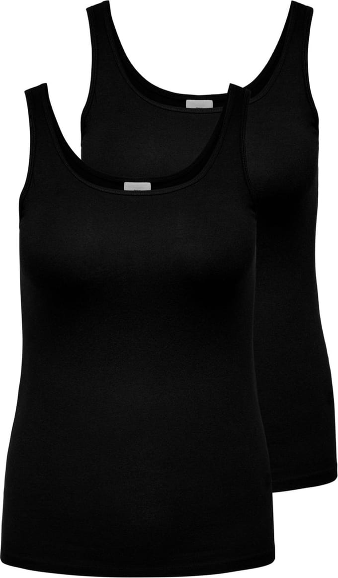 ONLY CARMAKOMA - CARTIME TANK TOP 2 PACK NOOS Dames Top