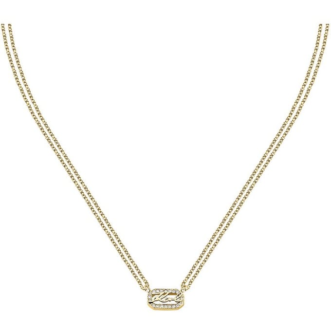 Karl Lagerfeld - Ketting - KLAYC12 - Dames - CRYSTALS - 40cm