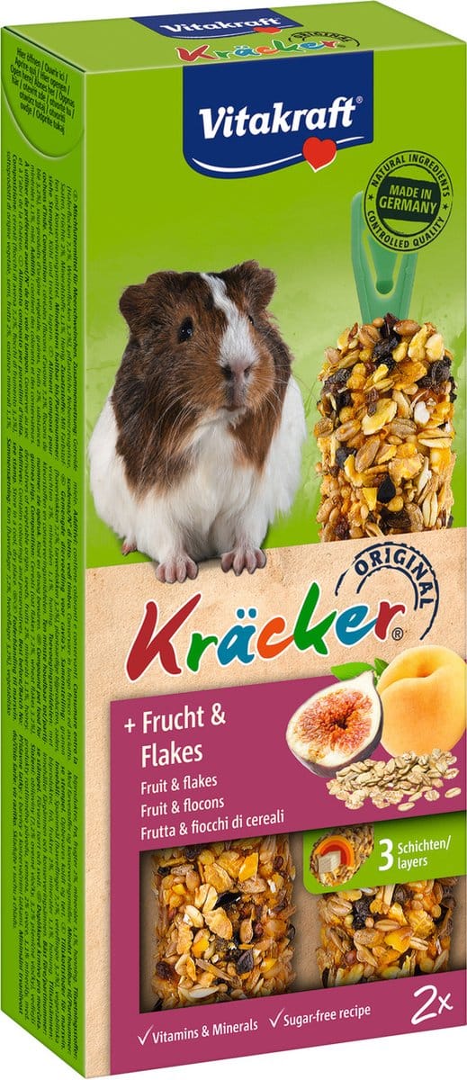 Vitakraft Kräcker Cavia - Fruit en Flakes