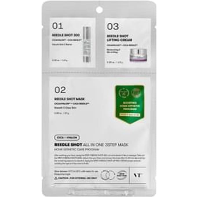 [VT Cosmetics] Reedle Shot All In One 3 Step Mask 1EA white
