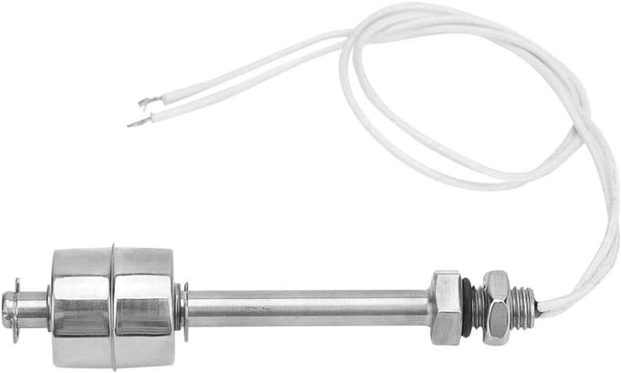 Float Switch - Water Float Switch - Niveau - 0~220V - Float Switch voor RVS Vloeistofniveau Sensor - Gebruikt voor Zwembad Tank 100mm