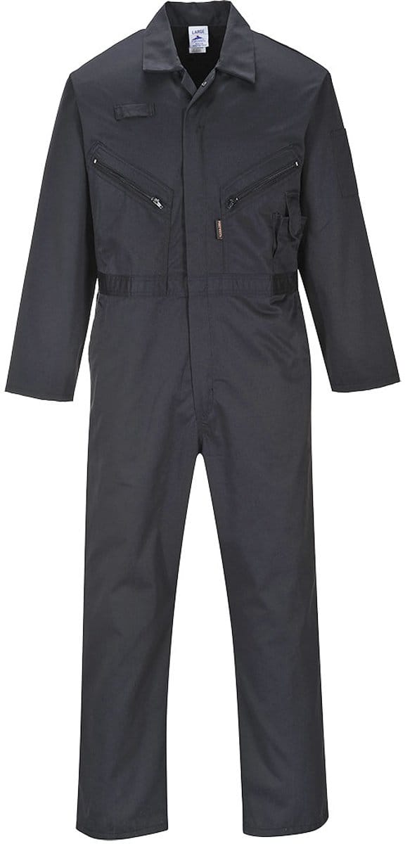 Portwest Liverpool-Rits Overall C813 - Zwart - S