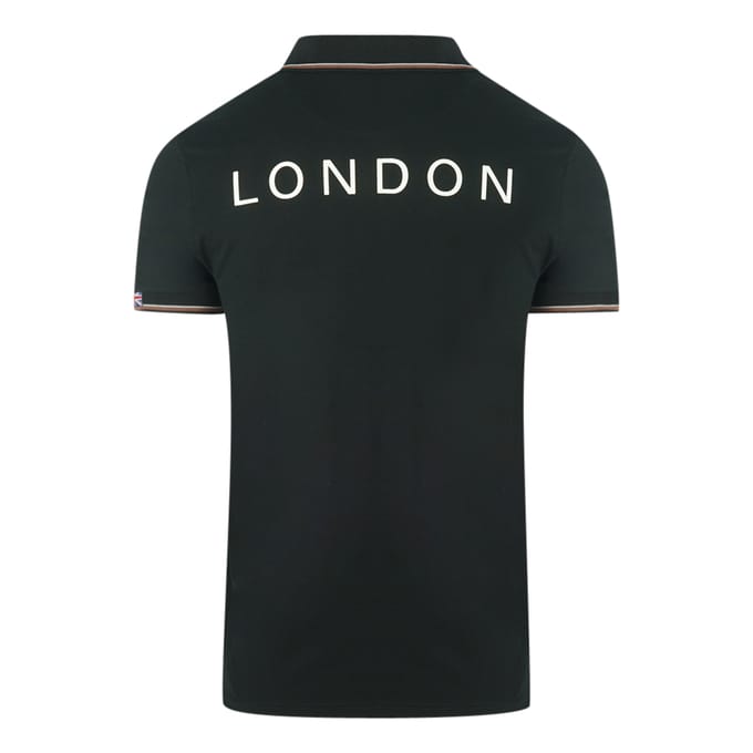 Aquascutum Aldis Crest zwart poloshirt