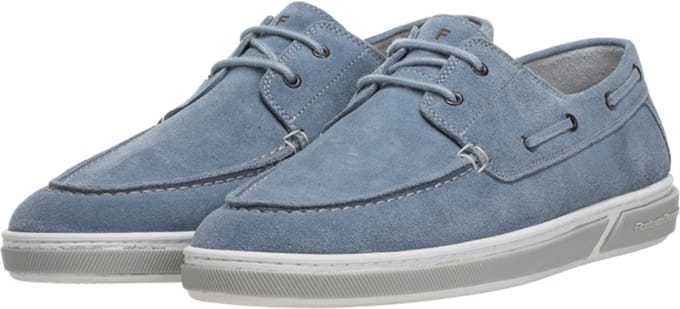 Floris Van Bommel - Bootschoenen Heren - De Booter 01.03 - Lichtblauw - Heren - Maat 46