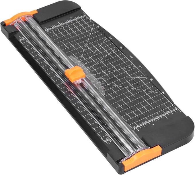 Papier Trimmer - Rechte Snijder - Scrapbooking - Met Liniaal - A4 Formaat - Wit