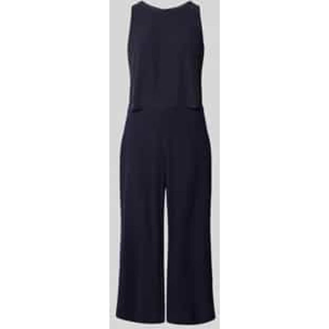 Regular fit jumpsuit met dubbellaagse chiffon