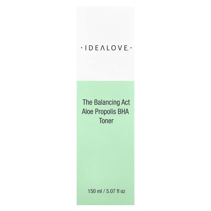 Idealove, The Balancing Act, Aloe Propolis BHA Toner, 150ml (5.07fl oz) white