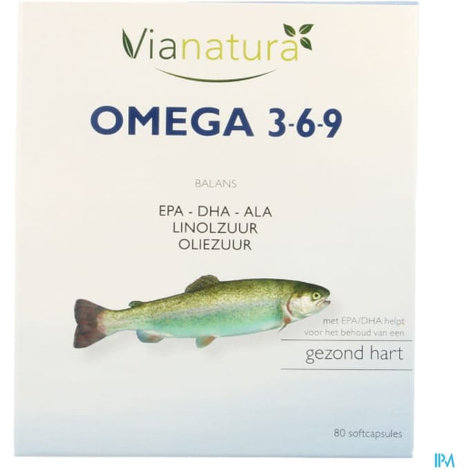Via Natura Omega 3-6-9 Large Softcaps 80