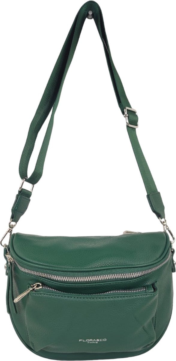 Flora & Co - crossbody heuptas - vegan - groen