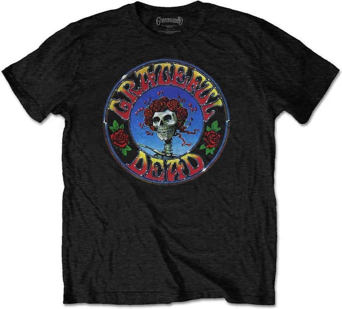 Grateful Dead - Bertha Circle Heren Tshirt - S - Zwart