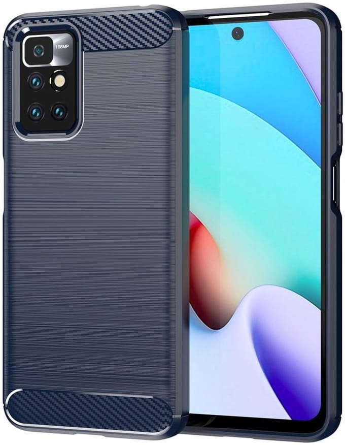 Xiaomi Redmi Note 11 / 11S Hoesje Geborsteld TPU Back Cover Blauw