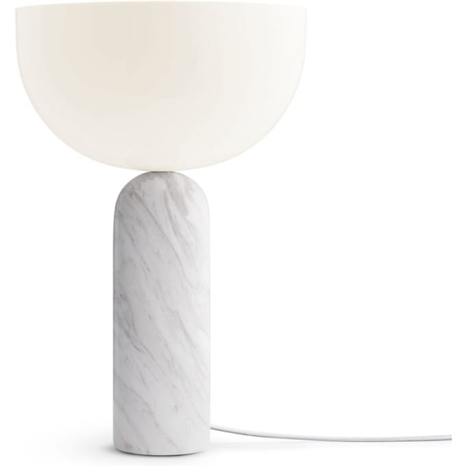 New Works Kizu Tafellamp - marmer wit - large