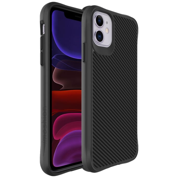 imoshion Hoesje - Geschikt voor Apple iPhone 11 - Hybrid Carbon Case - Zwart
