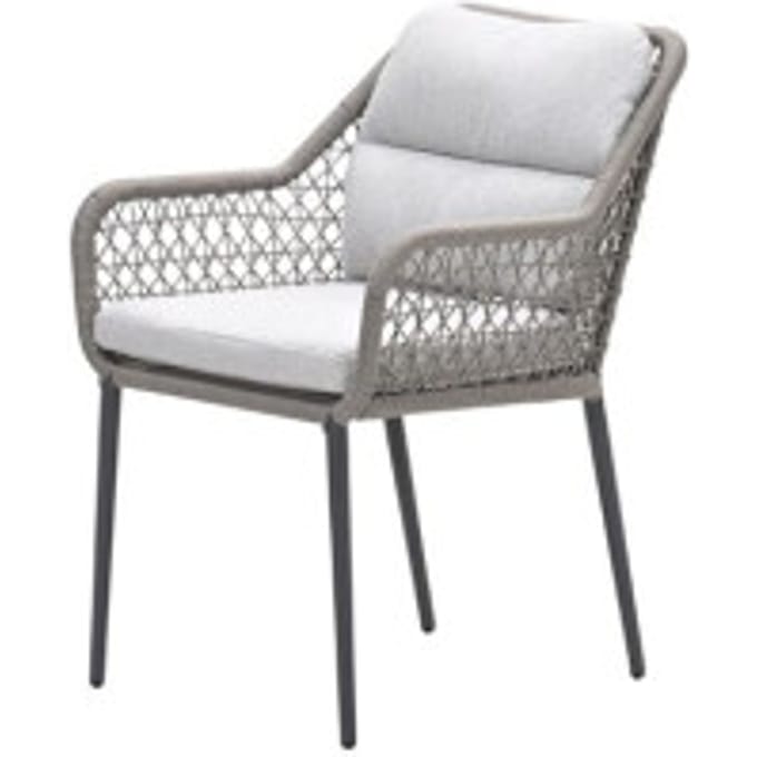 Garden Impressions Toledo dining fauteuil carbon black - valley sand