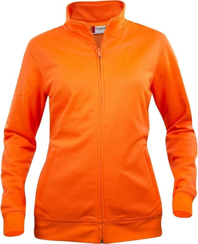 Clique Basic Cardigan Women 021039 - Signaal-oranje - L