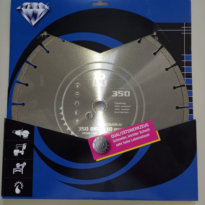BSL-S - Diamantzaagblad - Universeel - Ø 350mm - asgat 20mm