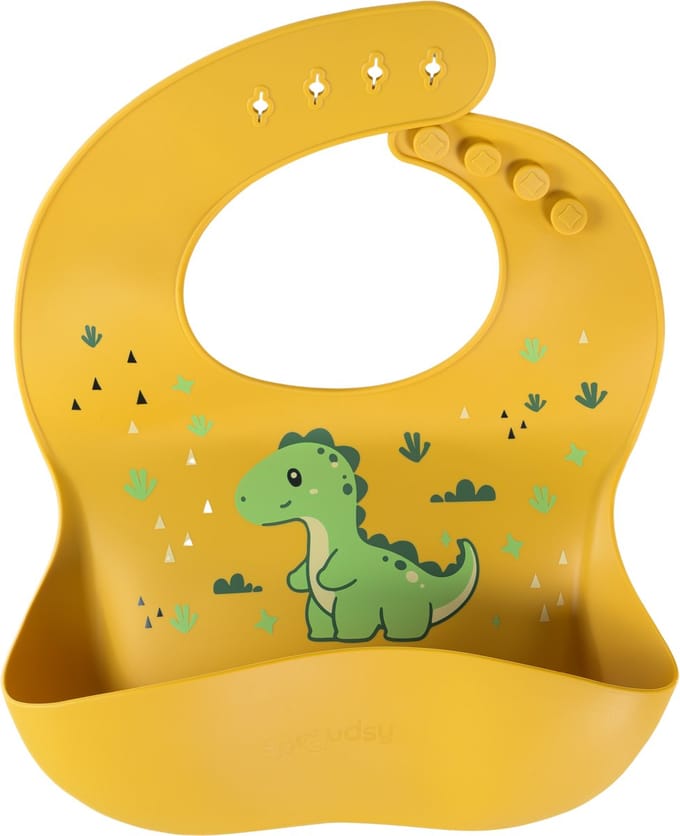 Sproudsy Slab Dino – Kraamcadeau – Kinderservies - Baby – Mango