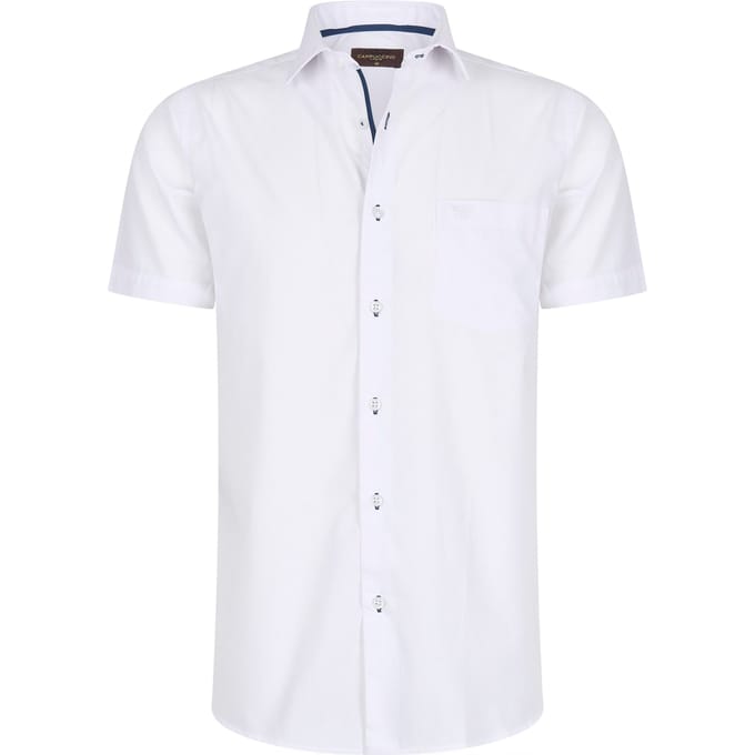 Cappuccino Italia - Heren Overhemden Palermo - Wit - Maat XL