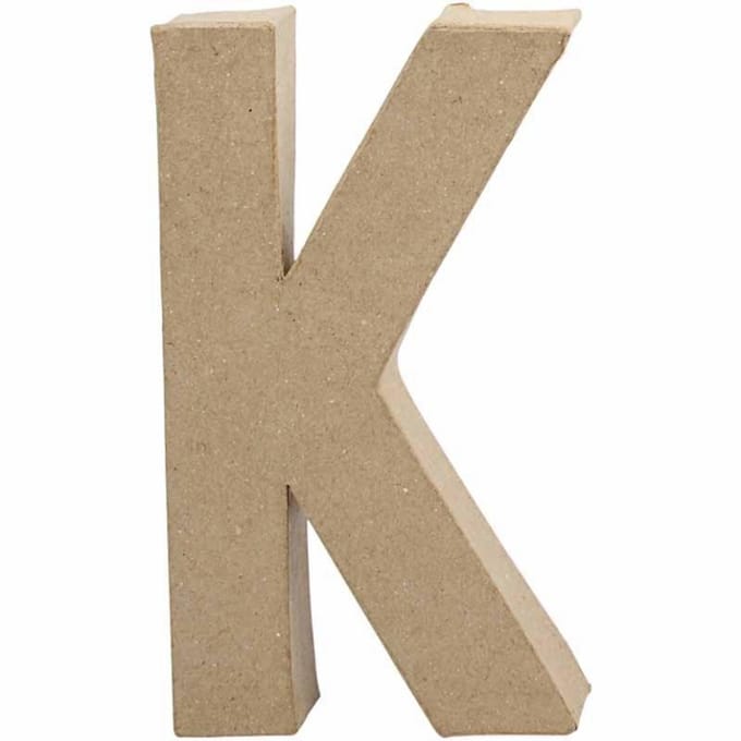 Creativ Company Letter Papier Mache - K.