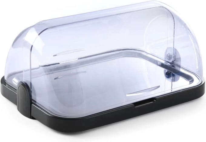 HENDI Rolltop-presentatie gekoeld – ABS basis – RVS tray – Transparante roldeksel – 440x320x205 mm