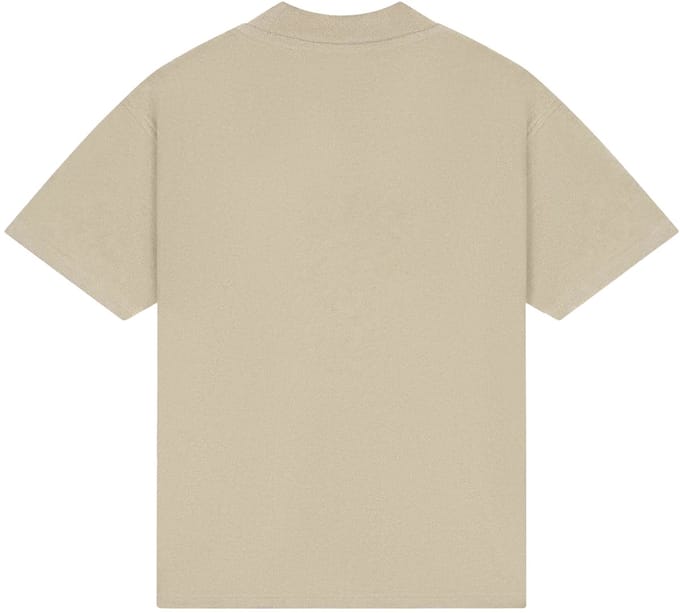 Malelions emblem towelling t-shirt in de kleur bruin.