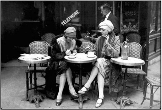 Kunstdruk Roger Violet - Café et Cigarette 80x60cm