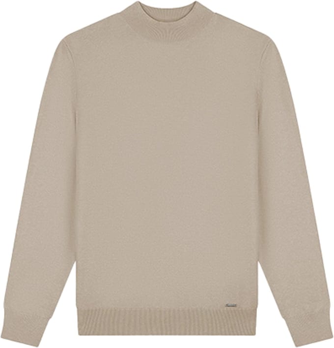 Malelions Knitted Mockneck Sweater
