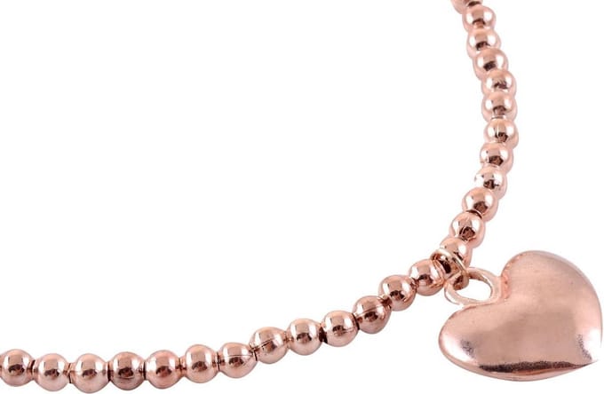 Behave - Ketting met hartje hanger - Roségoud kleur