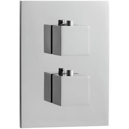 Herzbach NEO CASTELL concealed thermostat square for 3 consumers 11.503055.2.01