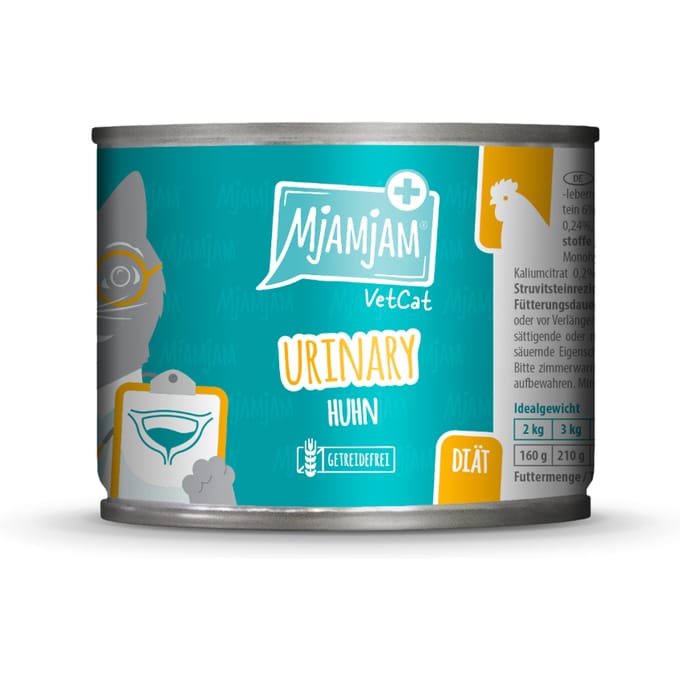 6x 200g MjAMjAM VetCat Urinary natvoer voor katten