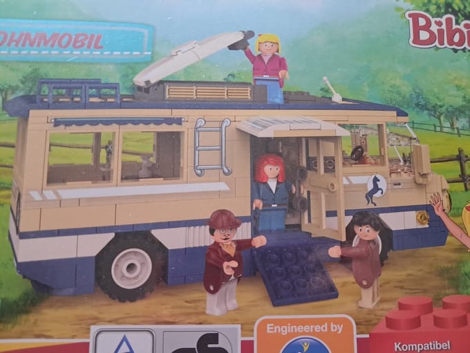 Playtive Bibi & Tina Camper - 481-delig - Soort Lego - Bouwpakket