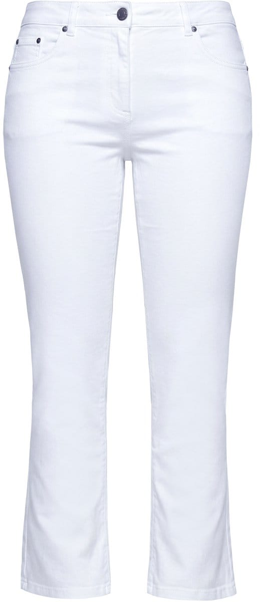 Angel of Style - Dames - Jeans Paula Straight Fit stretchcomfort 5-pocket - Sneeuwwit - Maat 112