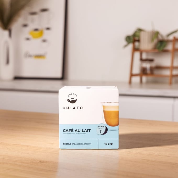 Koffiecapsules compatibel met NESCAFÉ® Dolce Gusto® Caprisette Café au Lait, 16 st.