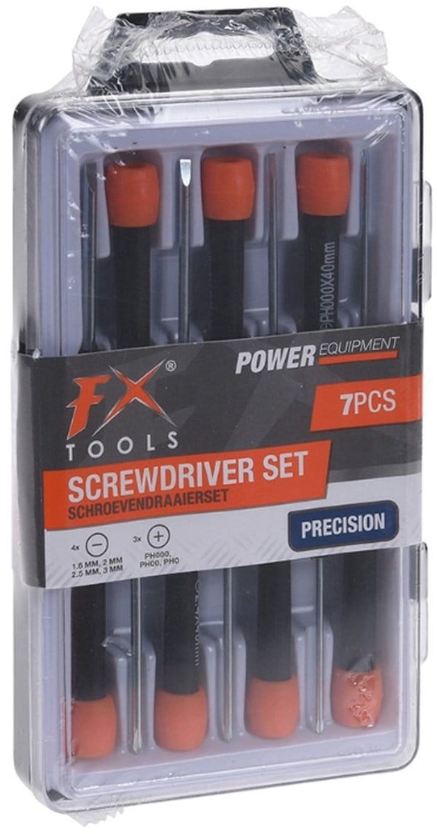 FX Tools precisie schroevendraaierset - 7 Stuks