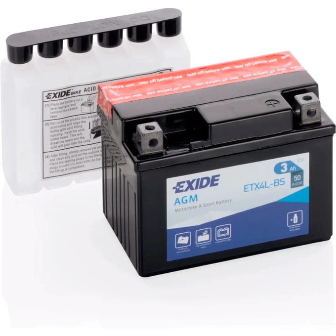 Motorfiets accu Exide AGM