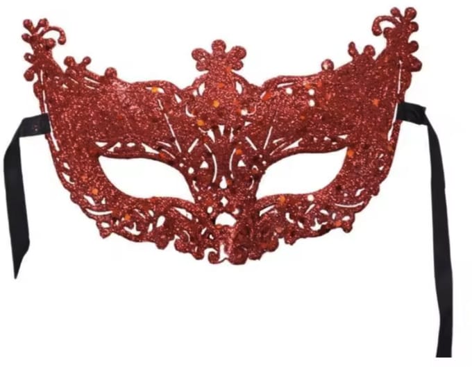 CHPN - Masker - Spannend masker - Gemaskerd bal - Oogmasker - Venetiaans masker - Mask - Verkleden - Bal - Carnaval - Rood