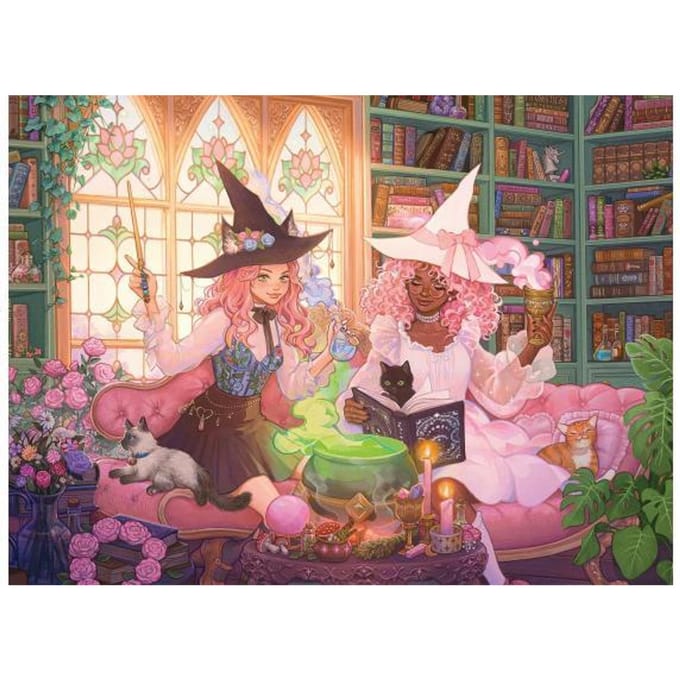 Ravensburger puzzel Enchanting Library - legpuzzel - 200 stukjes