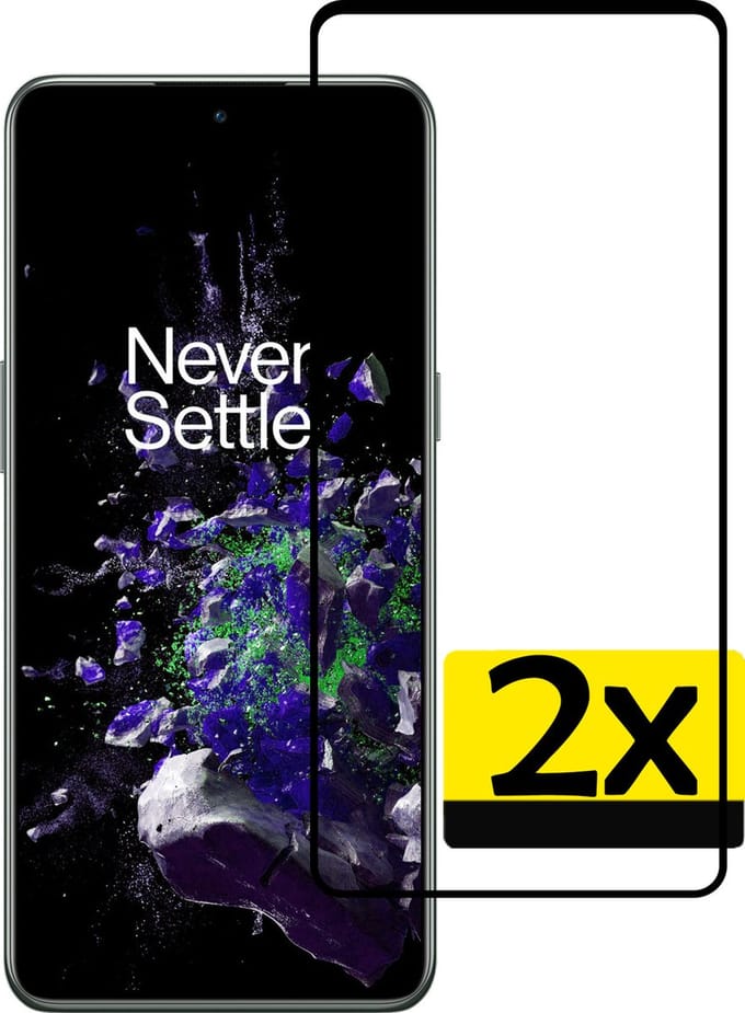 Screenprotector - Geschikt voor OnePlus 10T - 2 Stuks - Full Cover - Beschermglas - Gehard Glas - Tempered Glass - Screen Protector