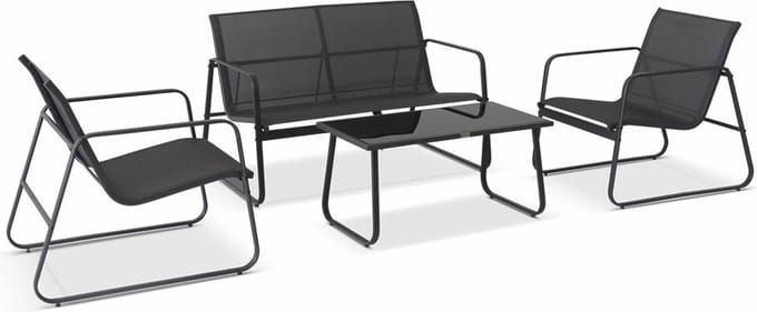 sweeek - Tuinmeubelset voor 4 personen - silvi