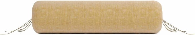 Zohome Lino Kussensloop - Katoen - 25x90cm - Geel