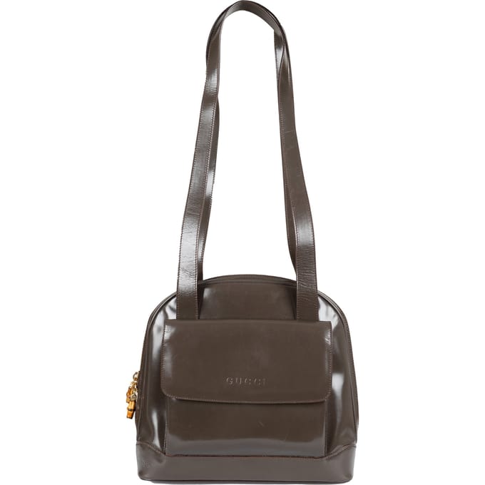 Gucci Vintage Patenten Leren Schoudertas - '00s