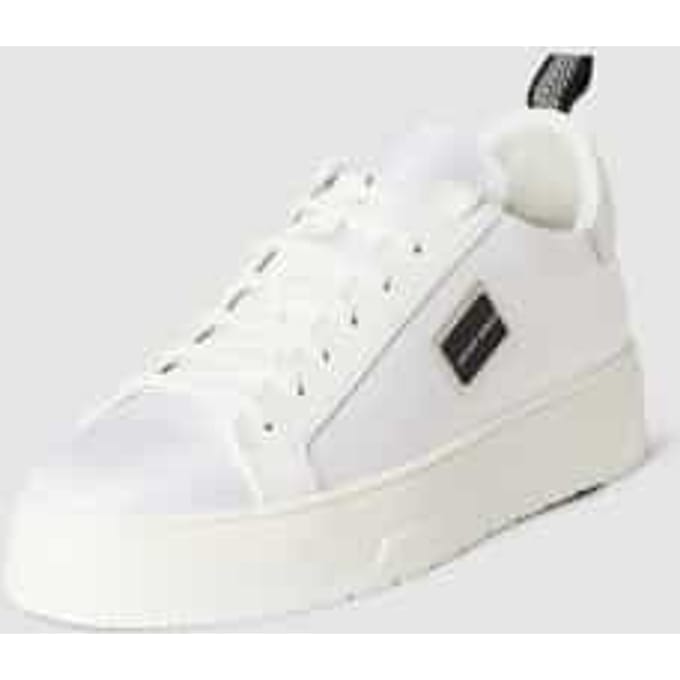 Sneakers met logodetail, model 'New Metal'