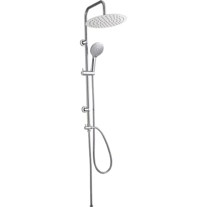 Regendouche Essebagno Delice 300 - Rond - Zonder Kraan - Chroom